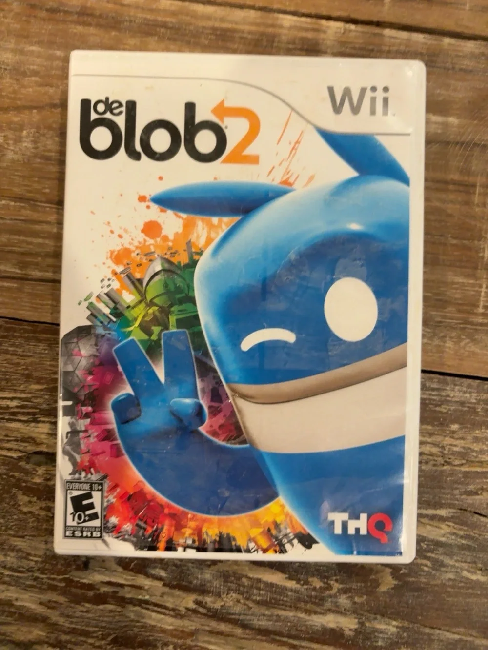 de Blob 2 Nintendo Wii Complete w/ Manual Tested Working THQ